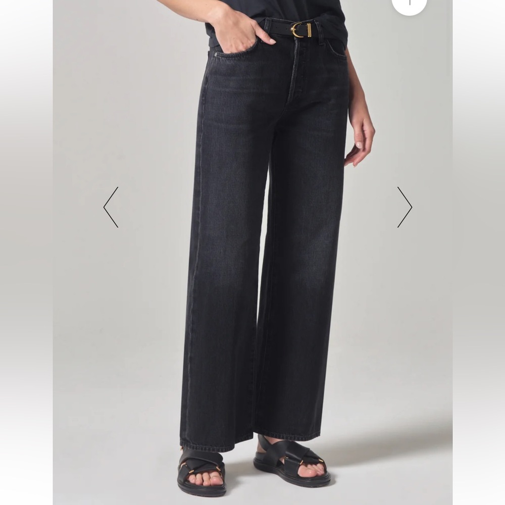 Citizens of Humanity Annina High Rise wide leg 30, size 25. Color, Prophecy